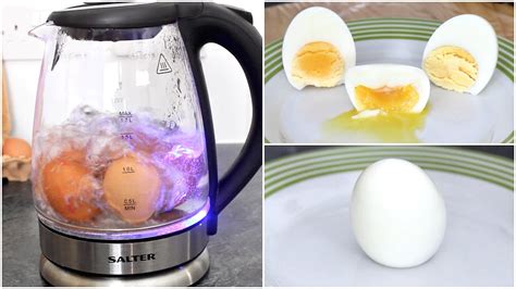 boiling eggs in electric kettle